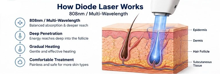 How Diode Laser Works How Diode Laser Works