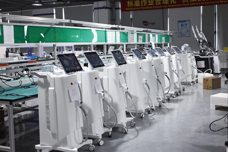 stacked packaged diode laser hair removal machines stacked packaged diode laser hair removal machines